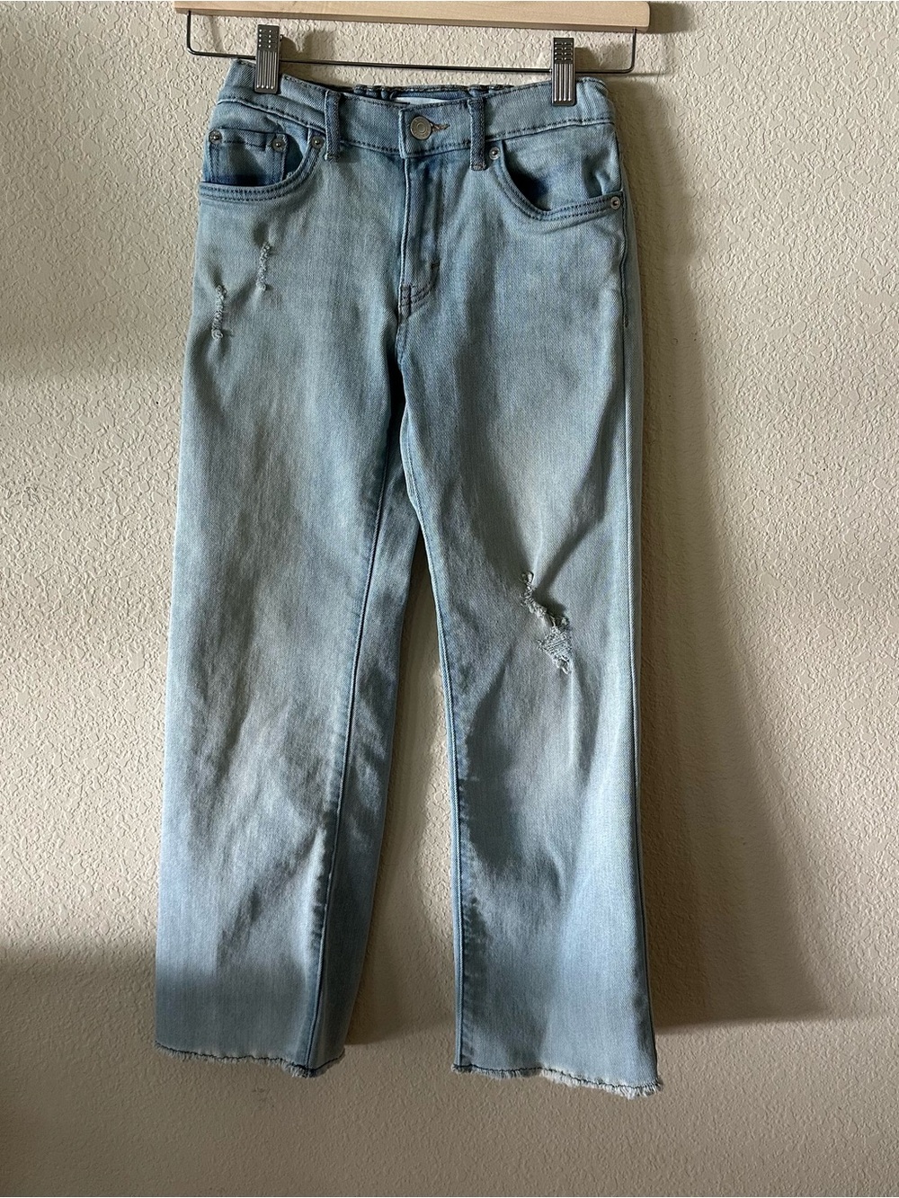 Levi's Girls Light Blue Straight/Wide Leg Jeans size 10